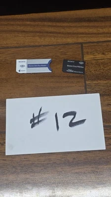 Genuine Sony Memory Stick Duo Adapter MSAC-M2 W/256MB Memory Card - TESTED  - Image 1 of 4