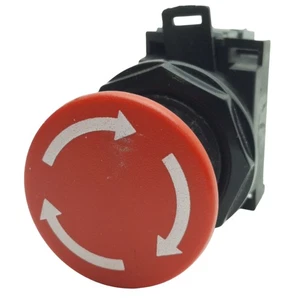 ABB MPET4-10R E-Stop Push Twist Release Button ø22mm, 2NC Contact, 690V 10A - Picture 1 of 7