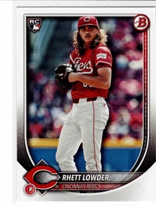 Rhett Lowder Cincinnati Reds 2025 Bowman Rookie Card - Picture 1 of 3