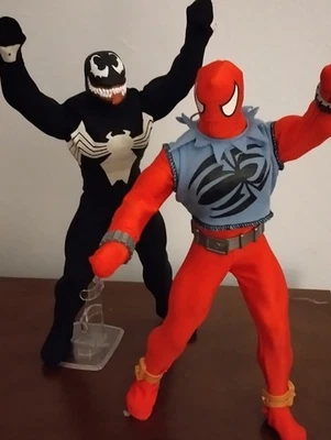 Marvel Comics Venom & Scarlet Spider-Man Toy Biz специальное издание Куклы 12 дюймов 1997 - Изображение 1 из 4