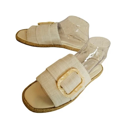 Sandalias de alpargatas Kaanas 9M Boho Medan Hebillas Top Algodón. Plano. Comodidad. Playa Foto 1 de 4