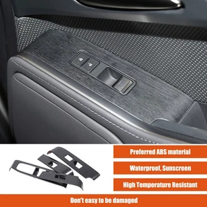 ABS Carbon Car Window Lift Switch Frame For Lexus GX 2024-2026 Decorative Trim - Bild 1 von 11