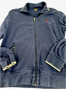 Polo Ralph Lauren Track Jacket Mens Size Large Navy Performance Ful Zip - Picture 1 of 6