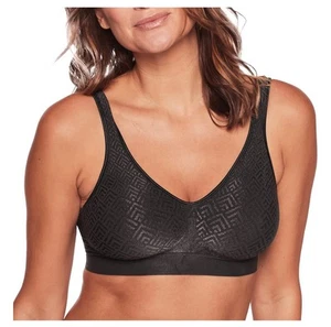 Bali Women's Comfort Revolution Wireless Bra Full-Coverage Black, XL - Picture 1 of 4