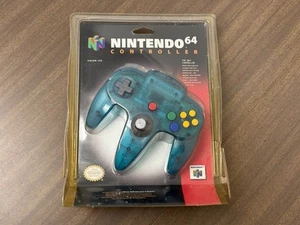 Funtastic Ice Blue Nintendo 64 Controller "Factory Sealed" Cracked Blister Pak - Picture 1 of 11