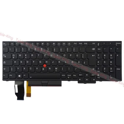German With Backlit Keyboard For Thinkpad T590 L580 L590 P52 P53 P53S P72 P73 - Image 1 of 2