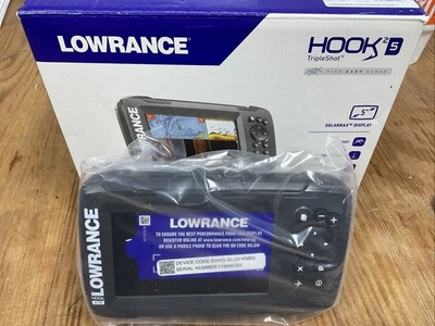 Lowrance Hook 2 5TS Fish Finder HOOK 5-TS w/Tripleshot Transducer & Instructions - Image 1 of 4