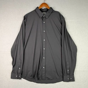 Rhone Hemd Herren 2XL Schwarz Performance Stretch Slim Commuter Button Down - Bild 1 von 12