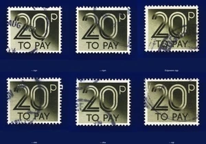 SG D96 1982 20p verde oliva buen usado todas las imágenes elección de 6 artículos kawg - Imagen 1 de 7
