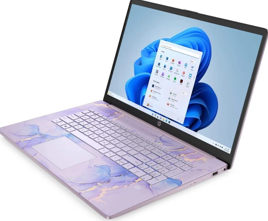 Laptop HP 17-cn0694ds 88W89UA 17.3 Inches HD+ Laptop - Winter Lavender - Intel - Image 1 of 1