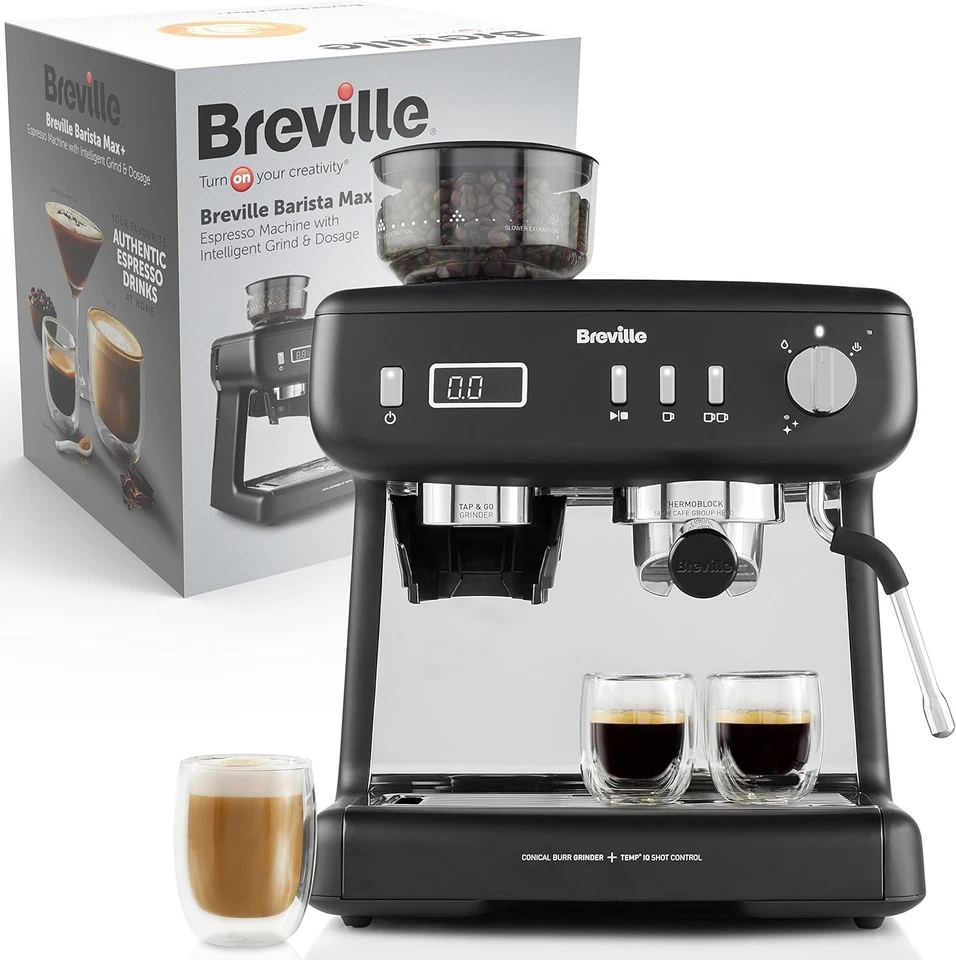 Breville Barista Max+ Siebträgermaschine VCF152X  Espressomaschine 15 Bar - NEU - Bild 1 von 1