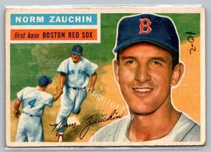 1956 Topps #89a Norm Zauchin E3a - Picture 1 of 2