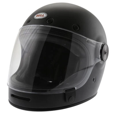 Bell Bullitt Full Face Motorcycle Helmet Plain Matt Black SALE - Image 1 of 4