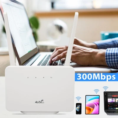 CPE106-E WLAN Router 4G 5G LTE Wireless WiFi 300Mbps CPE Router SIM Kartensteck - Bild 1 von 4