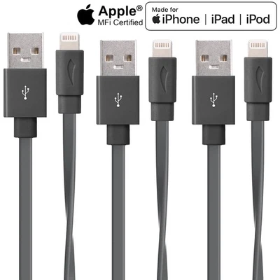 3pcs 3FT USB Fast Charigng Cable Sync Cord for iPhone 14 13 12 11 Pro Max XR XS - Image 1 of 4
