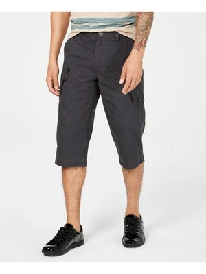 Pantalones Cortos de Carga INC Para Hombre Gris Frente Plano, Ajuste Regular 52B Foto 1 de 3