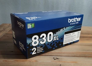 Neu 2 Stück Brother 830XL Schwarz Tonerkartuschen - Bild 1 von 5