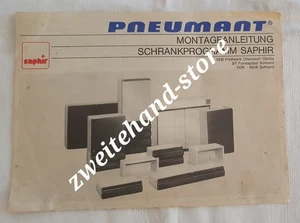 Bedienungsanleitung DDR Pneumant Schrankprogramm "Saphir" - Picture 1 of 3