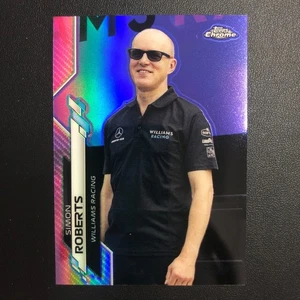2020 Topps Chrome Formula 1 F1 #87 Simon Roberts Purple Refractor /399 - Picture 1 of 2