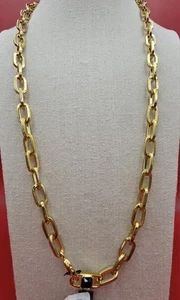 Goldfarbene Vince Camuto Statement Halskette 32 Zoll Neu mit Etikett - Bild 1 von 13