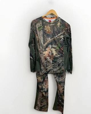 SHE Outdoor Camo Hunting Set Top & Pants Medium M Realtree Camouflage Used - Image 1 of 4