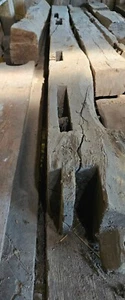 2 Stück Eichenbalken, Historische Baustoffe, Fachwerk, Möbelbau, Raumteiler etc. - Bild 1 von 3