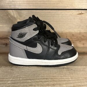 RARE Toddler 6C - Nike Air Jordan 1 Retro High “Shadow” 2018 Sneakers AQ2665-013