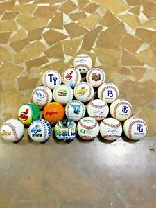 19 baseball lot of COLLECTIBLES BALLS NEW some  autographed 