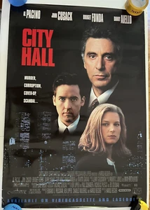City Hall Original video release poster 27 x 39 Rolled Al Pacino - Picture 1 of 2
