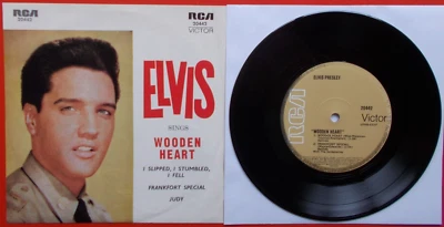 Elvis PRESLEY EP Wooden Heart★Frankfort Special★Judy★I Slipped★RCA Victor 20442 - Bild 1 von 4