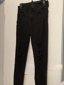 Flying Monkey black ripped jeans size 26 Distressed - Picture 1 of 8