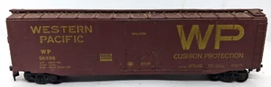 Athearn HO Scale 50' PD Box Car Western Pacific WP #56898 VINTAGE, BROWN. - Picture 1 of 4