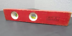 VINTAGE JOHNSON WOOD LEVEL 12" NO. 122 Carpentry Build Tool Milwaukee WI USA - Picture 1 of 8