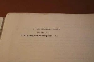 45 getippte alte Seiten - Matrose auf dem Hilfstreuminendampfer B. - S.S. Königi - Picture 1 of 4
