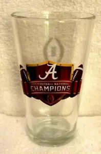 Alabama Crimson Tide 2015 NCAA CAMPEONES NACIONALES PINTA VIDRIO NUEVO - Imagen 1 de 2