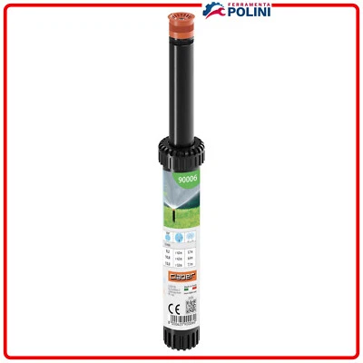 CLABER 90006 POP-UP REGOLABILE 0°-350° ESCURSIONE 10 cm IRRIGAZIONE GIARDINO
