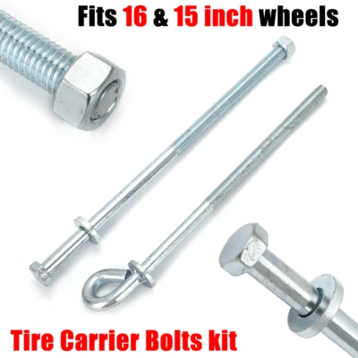 Portador de neumáticos de repuesto para camioneta Ford 1980-1997/pernos portadores de ruedas F100 F250 F350 Foto 1 de 4