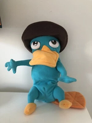 Disney Phineas & Ferb Perry The Platypus Stuffed Plush Jakks Flip Out Reversible - Image 1 of 4