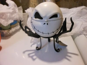 Hallmark "Nightmare Before Christmas Jack Skellington Head Treat Jar" 2021 USED - Picture 1 of 2