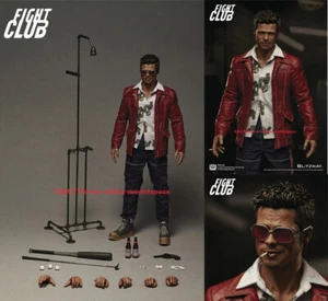 IN STOCK Blitzway 1/6 Fight Club Taylor Brad Pitt Red Jacket Ver Action Figure - Picture 1 of 9
