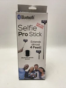 46 Inch Professional Selfie Stick Wireless Bluetooth Rechargeable Remote Shutter - Photo 1 sur 5