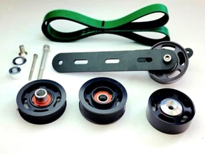 2003 - 2011 M113K E55,SL55, G55 AMG Belt Wrap Kit & 3 pc Black idler kit! - Bild 1 von 6