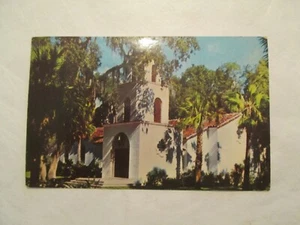 Postal de Georgia Iglesia Católica de San Williams Isla de San Simón GA - Imagen 1 de 2