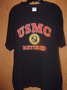 USMC Retired Graphic L T-Shirt - Bild 1 von 1