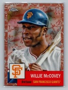 2022 Topps Chrome Platinum Anniversary TOILE ROSE GOLD- #430 Willie McCovey #/75