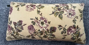 Lauren Ralph Lauren Floral Lumbar Throw Pillow Feather Down Insert 25X14 - Picture 1 of 13