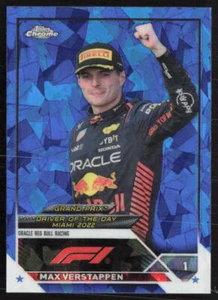 2023 Topps Chrome Sapphire Edition Formula 1 #170 Max Verstappen - Picture 1 of 2