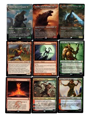 Godzilla King of the Monsters-100 Card EDH/Commander Deck-MTG-Mythics-Rares-RTP - Image 1 of 4