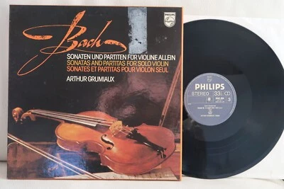 Philips 6768017 BACH The Unaccompanied Violin Sonatas ARTHUR GRUMIAUX 3 LP - Image 1 of 4