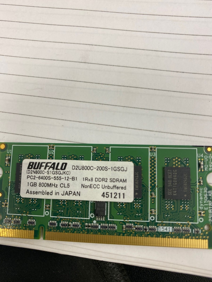 BUFFALO DM266-512M PC2100 DDR SDRAM 172Pin Micro 256MB DDR